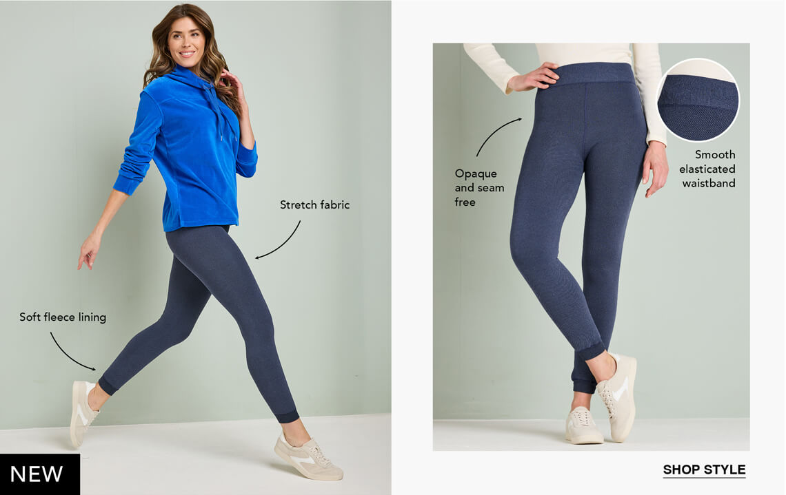 Heatguard Pull On Fleece Lined Leggings - LT331